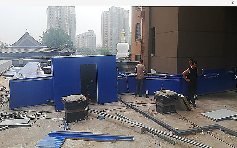 沈阳凯莱悦享酒店厨房风机降噪工程